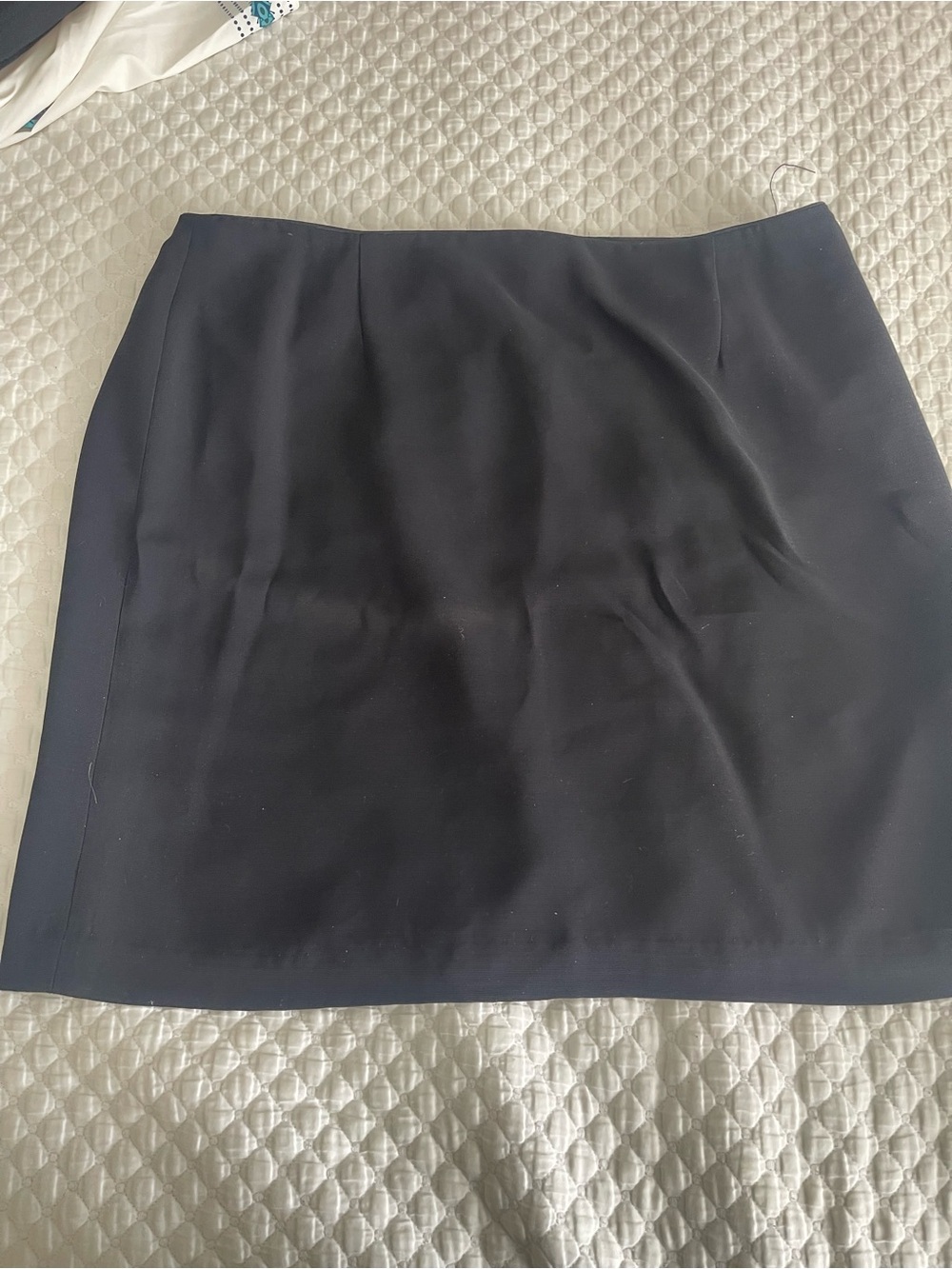 Apostrophe Classic Black Women's suit Skirt with small side slit